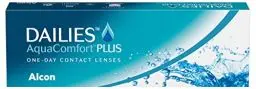 Produktbild: Dailies AquaComfort Plus Tageslinsen weich, 30 Stück, BC 8.7 mm, DIA 14.0 mm, -1.5 Dioptrien