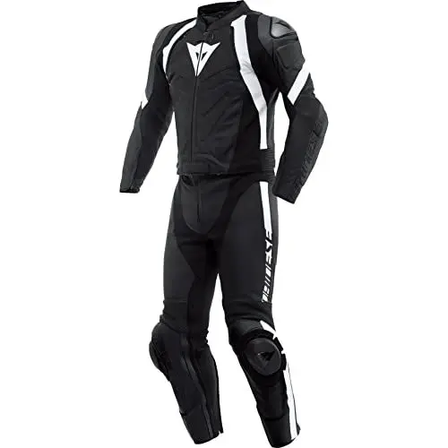 Produktbild: Dainese Avro 4 2-Teiler Motorrad Lederkombi (Black/White,52)
