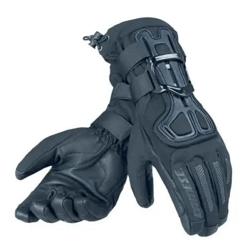 Produktbild: Dainese Erwachsene Skiprotektor D-Impact 13 D-Dry Gloves Snowboard Handschuhe mit Protektor, Schwarz/Carbon, S