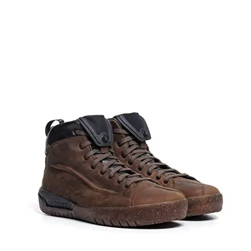 Produktbild: Dainese Metractive D-WP Shoes, Motorradschuhe Leder Wasserdicht, Herren, Braun/Naturkautschuk, 43