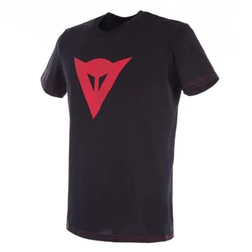 Produktbild: Dainese - Speed Demon T-Shirt, Herren T-Shirt mit Kurzen Ärmeln, Trikot mit Speed Demon Logo für Erwachsene, aus 100% Baumwolle, Weich und Cool, Klassischen Stil, Schwarz/Rot
