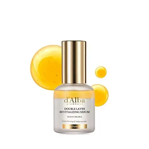 Produktbild: d'Alba Italian White Truffle Double Layer Revitalizing Serum, 100hr Hydration Serum, 2 in 1 Double Solution Serum, Glow and Long-Lasting Moisture