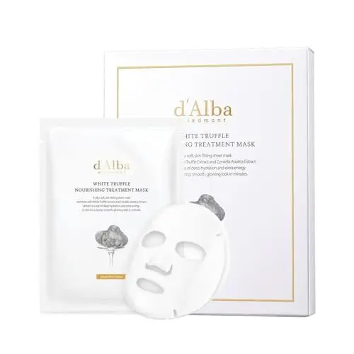 Produktbild: d'Alba | Italian weiß Truffle Nourishing Treatment Mask 5 Stück, pflegende Gesichtsmaske für die Nacht