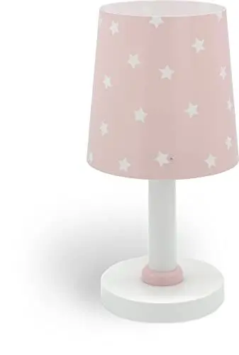 Produktbild: Dalber Kinder Tischlampe Nachttischlampe kinderzimmer Star Light Sterne Rosa 82211S, E14