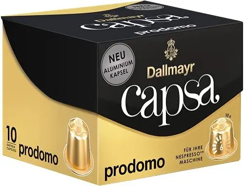 Produktbild: Dallmayr Capsa Lungo Prodomo 10 Kapseln