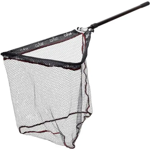 Produktbild: DAM Hammerhead Auffangnetz - Heavy-Duty & Faltbarer Fischkescher mit stabilem Griff - Ideal für Raubfisch, Karpfen, Hecht und Grobfischerei 270cm