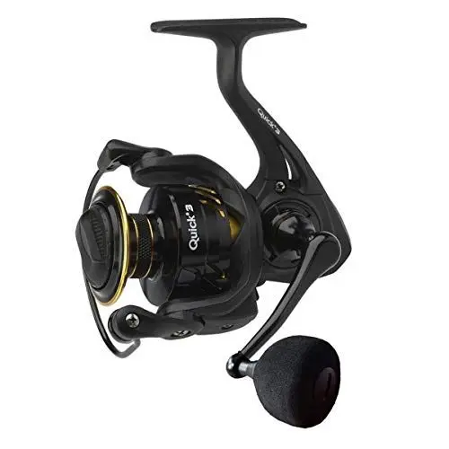 Produktbild: DAM Quick 3, Angelrolle, Spinnrollen, Allround-Angeln, Hochgeschwindigkeitsrolle für reibungslose und kraftvolle Leistung, Unisex, Schwarz, 8000
