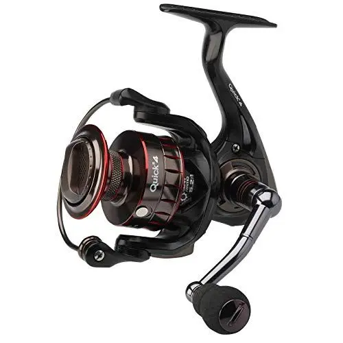 Produktbild: DAM Quick 4 FD, Angelrolle, Spinnrollen, Allround-Angeln, High-Speed-Rolle für reibungslose und kraftvolle Leistung, Unisex, Rot, Schwarz, 4000