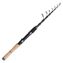 Produktbild: DAM Shadow Tele Spinnrute, Angelrute, Spinnruten, Allround-Angeln, Premium Teleskop-Angelrute für Angler, die Vielseitigkeit und Power suchen, Unisex, Schwarz, 2.7m | 25-40g