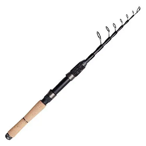 Produktbild: DAM Shadow Tele Spinnrute, Angelrute, Spinnruten, Allround-Angeln, Premium Teleskop-Angelrute für Angler, die Vielseitigkeit und Power suchen, Unisex, Schwarz, 2.7m | 25-40g