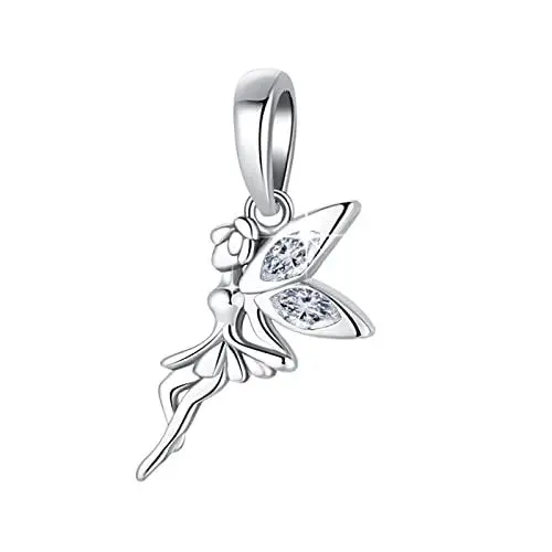 Produktbild: Damen 925 Sterling Silber Charms Anhänger Silber Pendant Bead Charms für Europäischen Armband und Halskette Geschenke für Frauen
