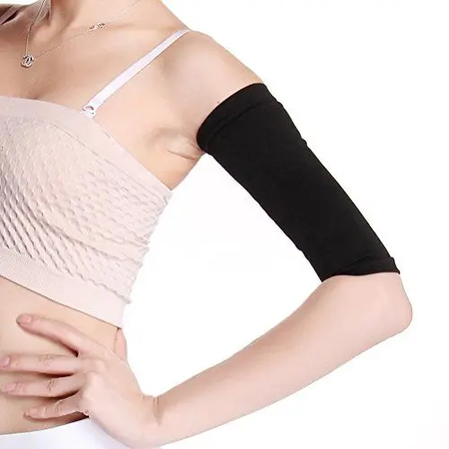 Produktbild: Damen Arm Former Elastische Oberarm Shaper Sleeve für Sport Fitness Anti- (Schwarz)