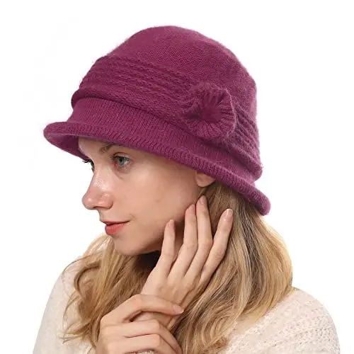 Produktbild: Damen Chemo Mütze,Elastische Turban Beanie Jersey Chemo Mütze,Muslim Turban Dünne Unisex Flexible Klassische Winter Hüte Leichte Atmungsaktiv Longbeanie