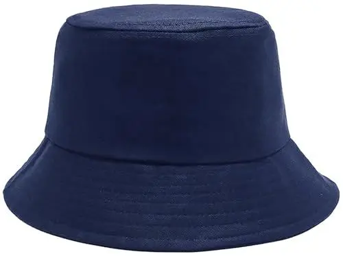 Produktbild: Damen Fischerhut Bucket Hat Sonnenhut Fischerhüte Anglerhut Sommerhut Faltbarer Strandhut Draussenhut Marineblau