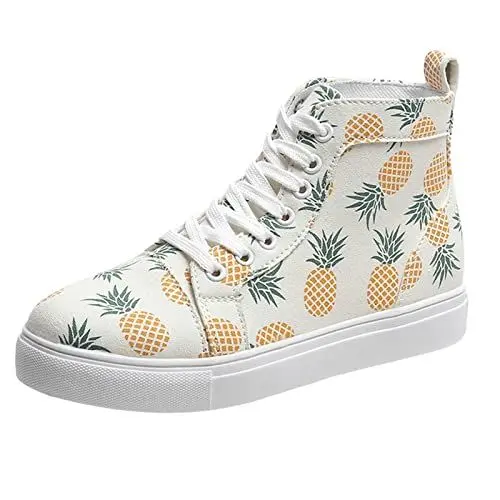 Produktbild: Damen Fresh Foam Laufschuh Zum Schnüren Atmungsaktives Mesh Wanderschuhe Damenmode Komfort Keil Plattform Loafer Low Top Schnürsneaker Schuhe Männer