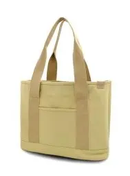 Produktbild: Damen Groß Handtasche mit Laptopfach Canvas Satchel Tote Bag Schultertasche Shopper Tasche für Arbeit Bücher Alltag Lehrertasche khaki Large