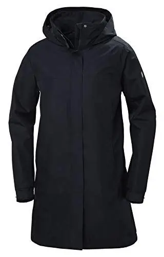 Produktbild: Helly Hansen Damen Aden Langer Regenmantel, Marineblau, S