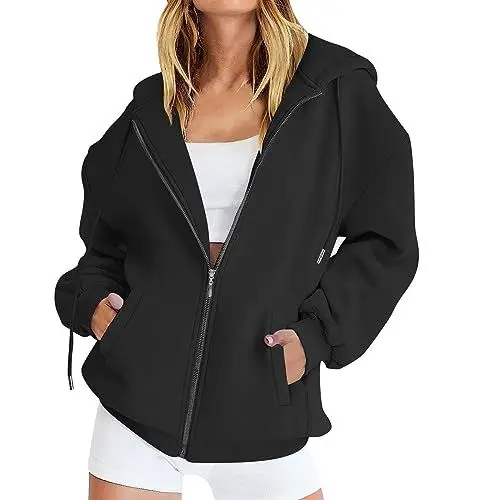 Produktbild: Damen Hoodie Laufjacke Damen Sweatshirt Herren Damen Regenjacke Ultraleicht Langärmliges Damen-Sweatshirt Mit Buchstaben-Print Hoodies Damen Im Trend Fleecejacke Mit Kapuze Damen Halloween Clothes