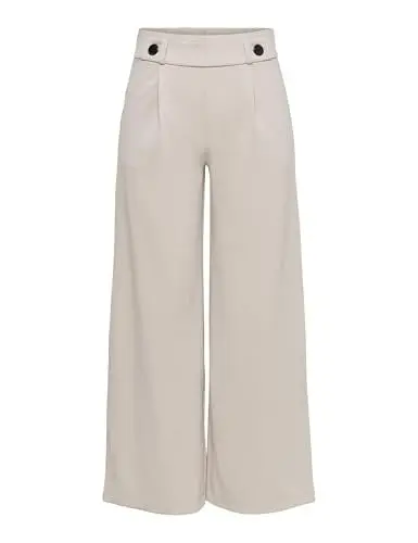 Produktbild: JDY Damen JDYGEGGO NEW LONG PANT JRS NOOS Hose, Chateau Gray/Detail:BLACK BUTTONS, M/32