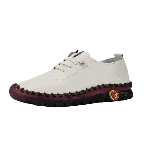 Produktbild: Damen Laufschuhe Air Atmungsaktiv Turnschuhe Schnürer Leichte Stoßfest Mode Sportschuhe Outdoor Athletisch Sneaker für Gym Walking Jogging Laufen Basketball Frühling Sommer