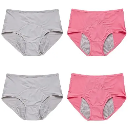 Produktbild: Damen Perioden Unterwäsche Strömungsabsorption Auslaufsichere Badehose Bikini Hose High Waist Perioden Hose zum Schwimmen Period Swimwear für Periode, Postpartum, Erholung Bikini Slips