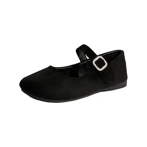 Produktbild: Damen Slip On atmungsaktive, weiche Schuhe für Damen, zum Spazierengehen, zum Reinschlüpfen, Schaumstoffschuhe, zum Einschlüpfen, Sneakers mit Fußgewölbeunterstützung Schuhe 70er J𝐚hre (Black, 41)