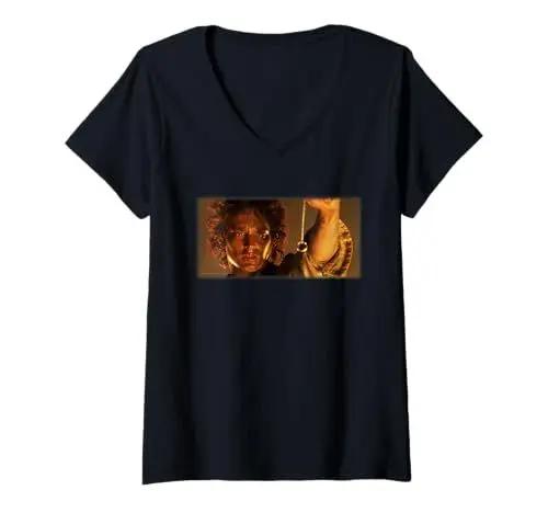 Produktbild: Damen The Lord of the Rings Frodo and the Ring T-Shirt mit V-Ausschnitt