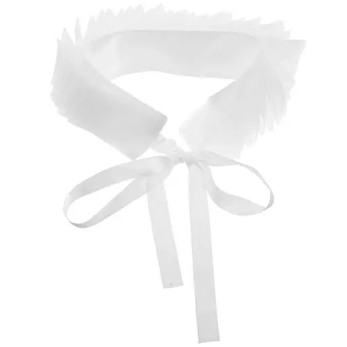 Produktbild: Damen TüLl RüSchen Fake-Kragen: Schichtnetz Cosplay KostüM Clown Choker FüR Halloween Partys Und TheaterauffüHrungen - Kunstkragen Clown Rüschenkragen Falscher Kragen Abnehmbar Kleidung Kragen