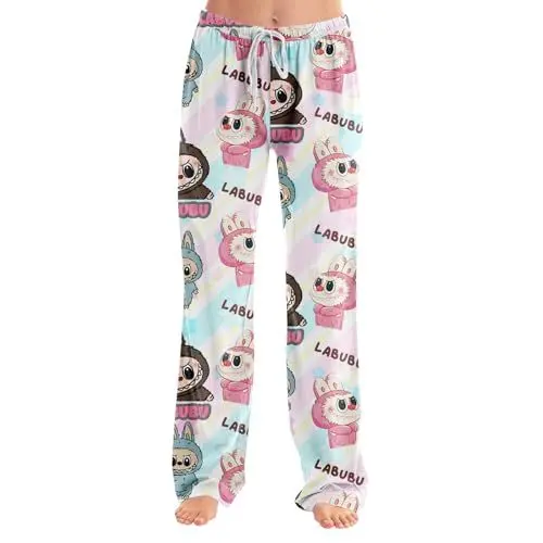 Produktbild: Damen Weihnachten Pyjama Hosen Herren Niedlich Lässig Gemütlich Warm Nachtwäsche Couple Mode Weihnachten Druck Pyjamas Weihnachten Geschenk XL Schlafhosen Für Damen Schlafanzug Damen Pyjamas Hosen
