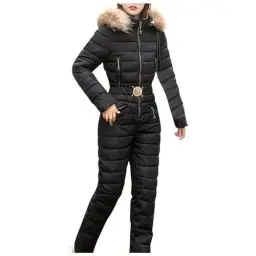 Produktbild: Shffuw Schneeanzug Damen,Skianzug Damen 2 Teilig,Einteiliger Ski Overall Winter Warme Schneejacke Skifahren SäTze Outdoor Sport Mit Kapuze ReißVerschluss SkianzüGe Wasserdicht SkianzüGe Damen Set