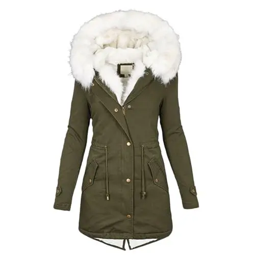Produktbild: Damen Wintermantel Winterjacke Damen Damen Winterjacken Ski Fleece Damen Warmer Pullover Damen Red Pelzjacke Damen Schneeanzug Damen Frauen Jacke Winter Winter Pullover für Multi Xl