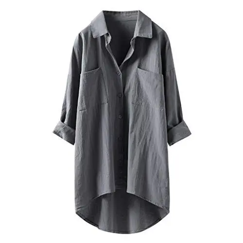 Produktbild: Damen blusentop weiß Boho Bluse Damen Baumwolle Bluse mit puffärmeln Sport Shirts für Damen eng Bluse Chiffon Damen große größen schwarz Seidenbluse Damen 100 Seide rosa
