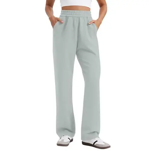 Produktbild: Damenhosen Winter Hosenrock Damen Freizeithose Damen Gefütterte Hose Damen Cordhose Damen Kleidung Wollhose Damen Hose Damen Hose Damen Damenjeans Gerades Bein Haushose Damen Grau 3XL