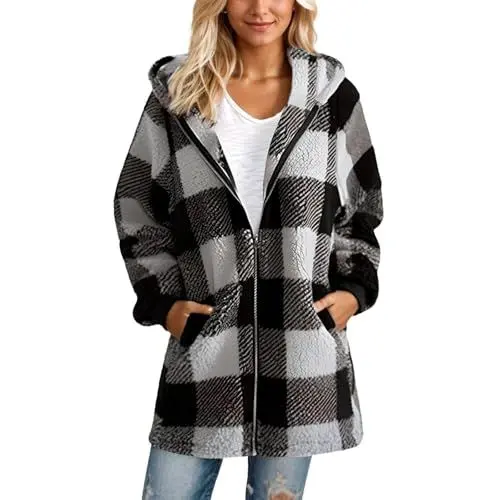Produktbild: Damen-Jacken Pullover & Strickjacken für Damen Strickkleid Weihnachten Damen Beheizbare Jacke Damen Elegantes Outfit Damen Komplett Damen Regenjacke Wasserdicht Trenchcoat Grau 5XL
