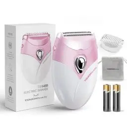 Produktbild: Damenrasierer Elektrisch, TOUCHBeauty Rasierer Damen Dlektrisch, Trimmer für Frauen für Körper, Achseln, Beine und Bikinizone, Compact Lady Shaver AG-1459ADE