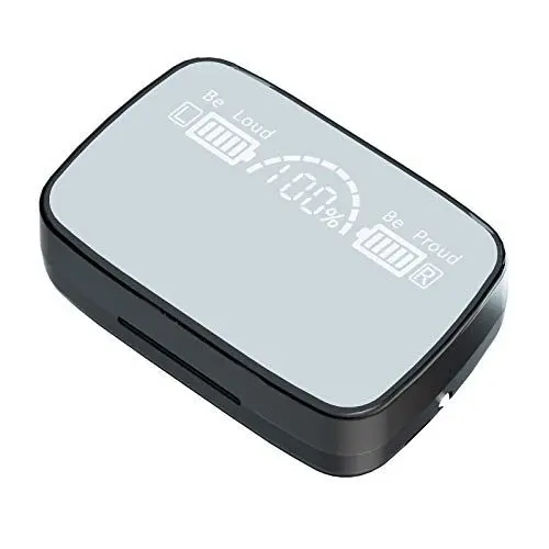 Produktbild: DaMohony Stereo- Kopfhörer In- Ear- Kopfhörer Ipx7 Wasserdicht mit Mikrofon mit Ladebox