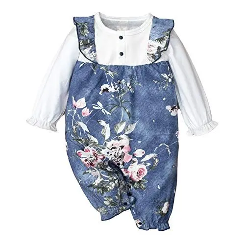 Produktbild: DaMohony Strampler Kleinkind Mädchen Weichen Und Atmungsaktiven Baby Strampler Overall