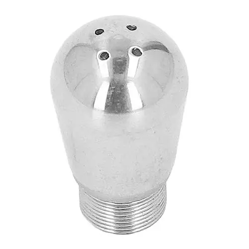 Produktbild: Dampfdüse aus Edelstahl, kompatibel mit Kaffeemaschinen der Brevilles 8-Serie, 0,04-Zoll-Lochdurchmesser, 4-Loch-Milchschaumauslauf, 0,32-Zoll-Gewinde, multidirektionale
