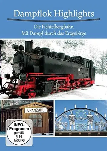 Produktbild: Dampflok Highlights - Die Fichtelbergbahn - Mit Dampf durch das Erzgebirge