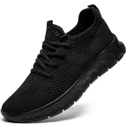 Produktbild: Damyuan Damen Sportschuhe Schuhe Sneaker Turnschuhe Laufschuhe Tennisschuhe lechit Fitnessschuhe Slip on Walkingschuhe schwarz 41