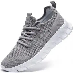 Produktbild: Damyuan Sportschuhe Damen Schuhe Sneaker Turnschuhe Laufschuhe Tennisschuhe lechit Fitnessschuhe Slip on Walkingschuhe grau 40