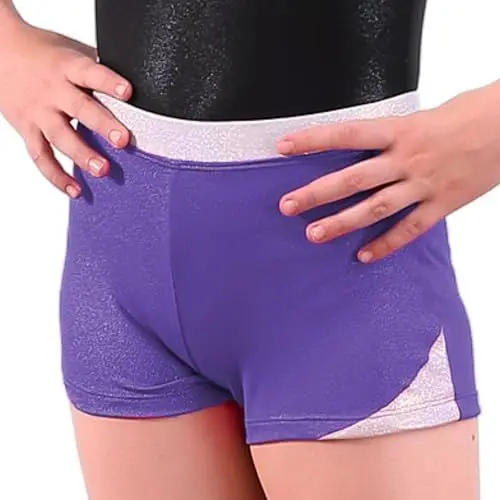 Produktbild: Dancina Madchen Gymnastikshorts 128/134 Lila, (Herstellergröße: 8T)