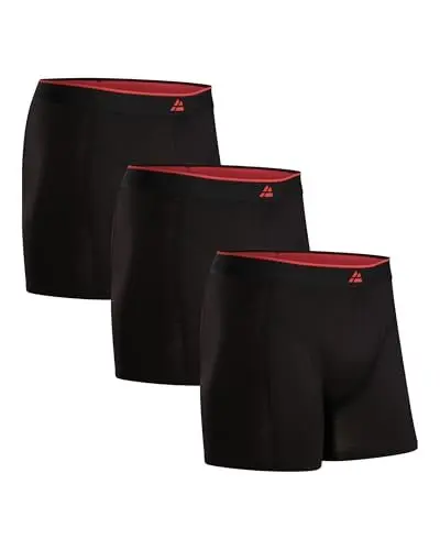 Produktbild: DANISH ENDURANCE Herren Boxershorts, 3er Pack (Schwarz, XXL)