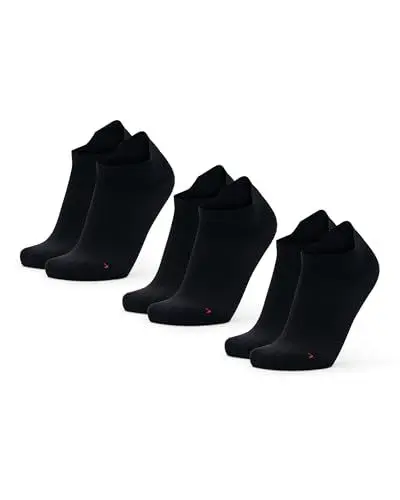 Produktbild: DANISH ENDURANCE Low-Cut Sportsocken (Schwarz - 3 Paare, EU 39-42)