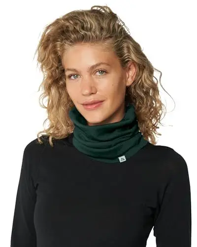 Produktbild: DANISH ENDURANCE Merino Multifunktionstuch, Winter Schlauchschal, Loop Schal, Stirnband oder Nackewärmer,Atmungsaktiv&Warm, Unisex, für Damen & Herren, Dunkelgrün, Einheitsgröße
