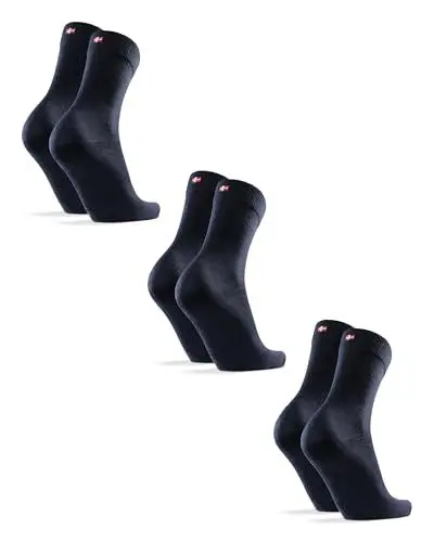 Produktbild: DANISH ENDURANCE Merinowolle Socken (Marineblau - 3 Paare, EU 39-42)