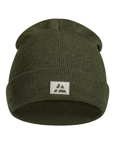 Produktbild: DANISH ENDURANCE Mütze aus recyceltem Material, Weiche Beanie Wintermütze, Warme Fischermütze, Hüte, Mützen & Caps, Unisex, für Herren & Damen, Grün, Einheitsgröße