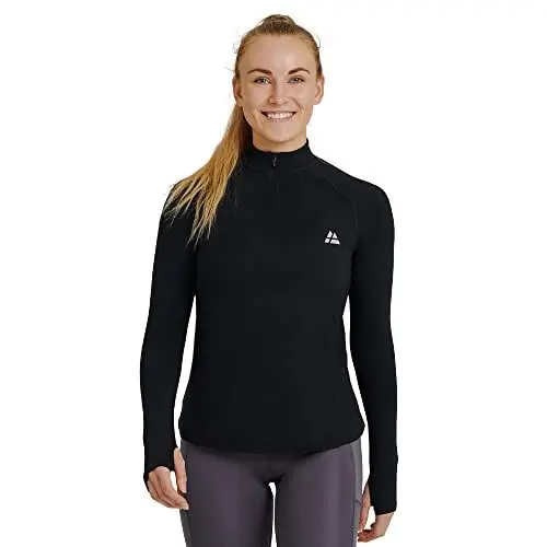 Produktbild: DANISH ENDURANCE Sport-Shirt, Stretch, Langarm, für Damen M Schwarz