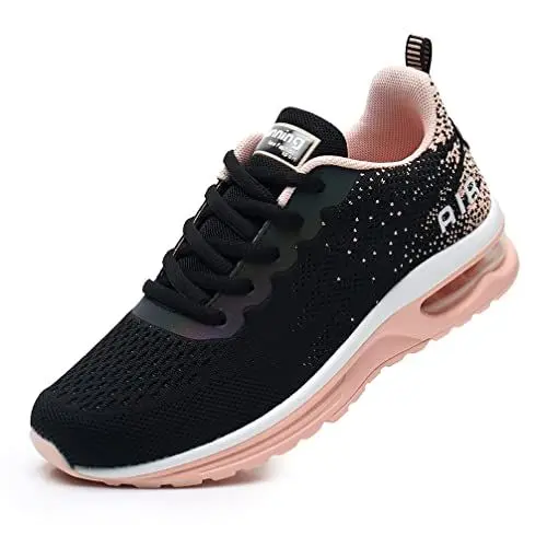 Produktbild: DANNTO Damen Turnschuhe Laufschuhe Atmungsaktiv Sportschuhe Leichte Sneaker für Outdoor Fitness Gym Schuhe (Orange,40)