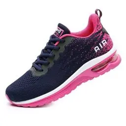 Produktbild: DANNTO Damen Turnschuhe Laufschuhe Atmungsaktiv Sportschuhe Leichte Sneaker für Outdoor Fitness Gym Schuhe (Rose,36)